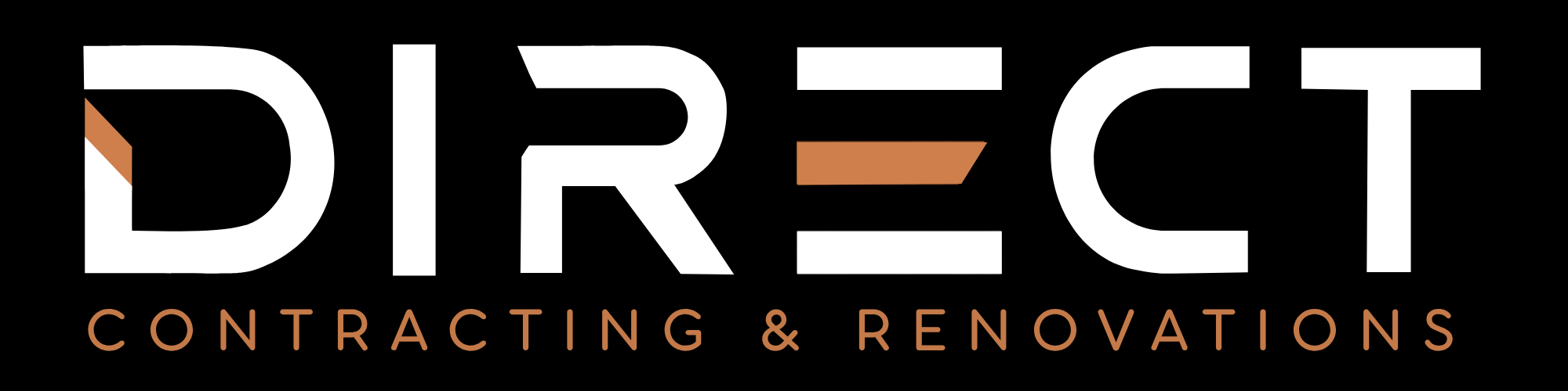 Direct Contracting & Renovations wordmark logo
