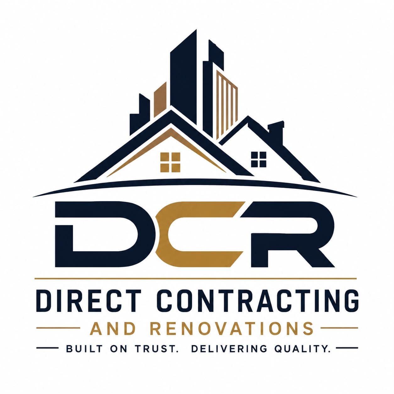 Direct Contracting and Renovations previous AI-generated logo