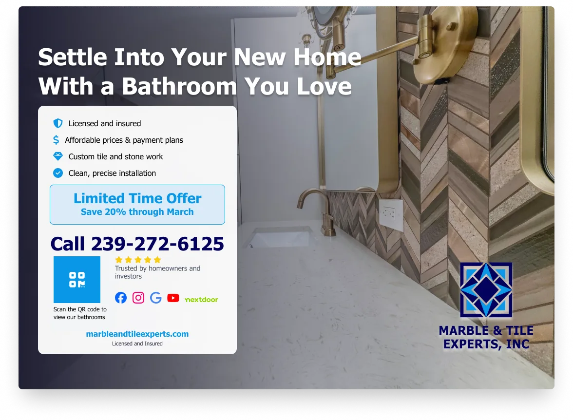 Bathroom flyer